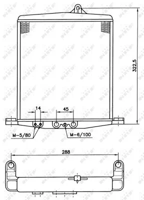 Oil Cooler, automatic transmission (31059)