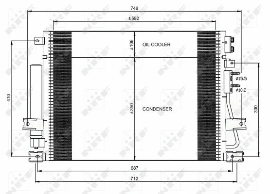 Condenser, air conditioning (35966)