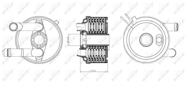 Oil Cooler, automatic transmission