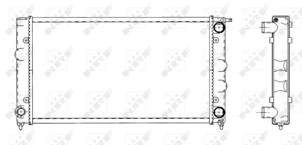 Radiator, engine cooling