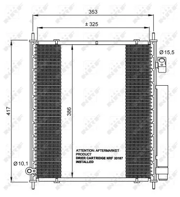 Condenser, air conditioning (35562)