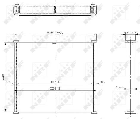 Core, radiator (18722)