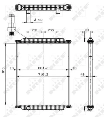 Radiator, engine cooling