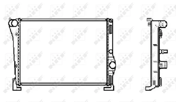 Radiator, engine cooling