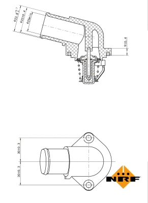 Thermostat, coolant (725037)