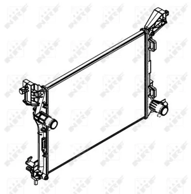 Radiator, engine cooling (58423)