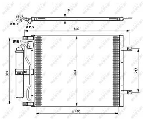 Condenser, air conditioning (35784)