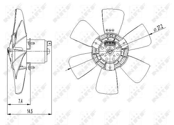 Fan, engine cooling