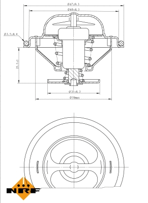 Thermostat, coolant (725071)