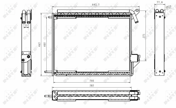 Condenser, air conditioning (35370)