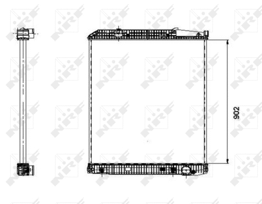 Radiator, engine cooling (509576)