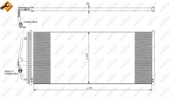 Condenser, air conditioning