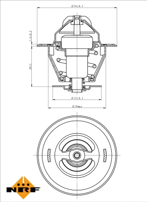 Thermostat, coolant (725036)