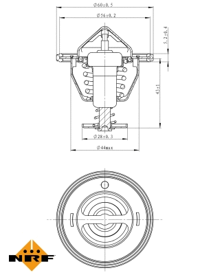 Thermostat, coolant (725088)
