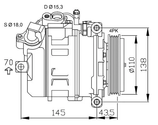 Compressor, air conditioning