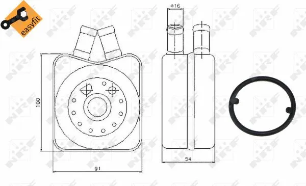 Oil Cooler, engine oil
