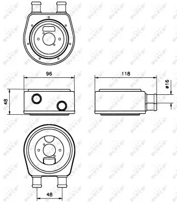 Oil Cooler, engine oil
