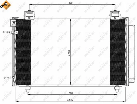Condenser, air conditioning (35592)
