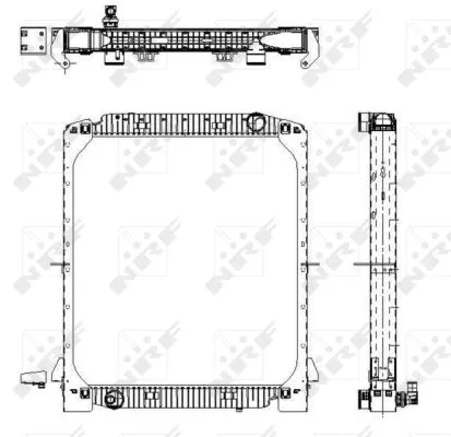 Radiator, engine cooling