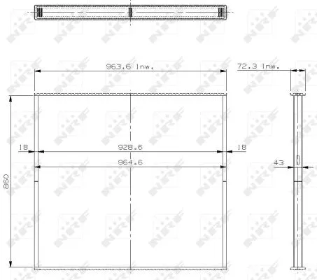 Core, radiator (29587)