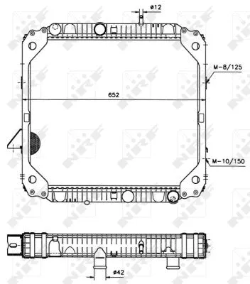 Radiator, engine cooling