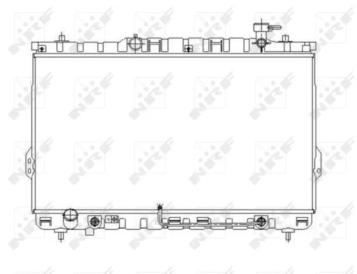 Radiator, engine cooling (53646)