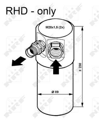 Dryer, air conditioning (33082)