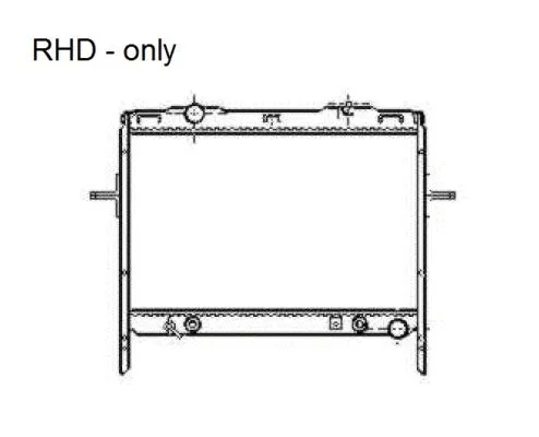 Radiator, engine cooling (53369)