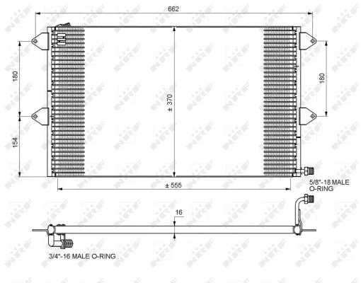 Condenser, air conditioning (35034)