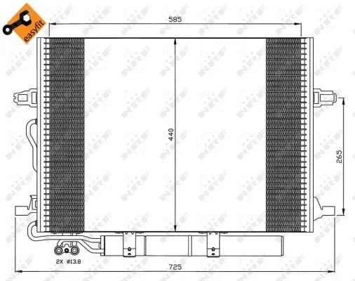 Condenser, air conditioning