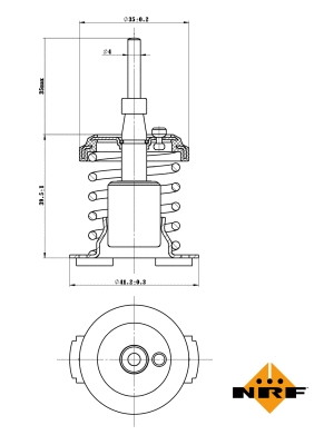 Thermostat, coolant (725093)