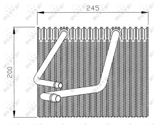 Evaporator, air conditioning