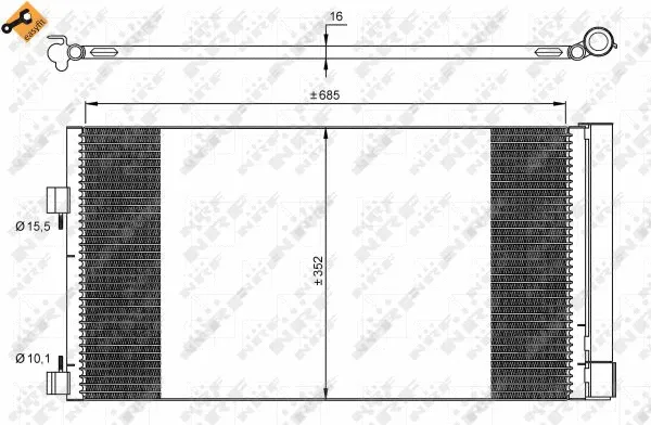 Condenser, air conditioning