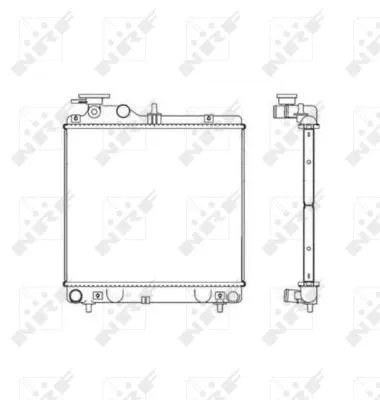 Radiator, engine cooling (53257)