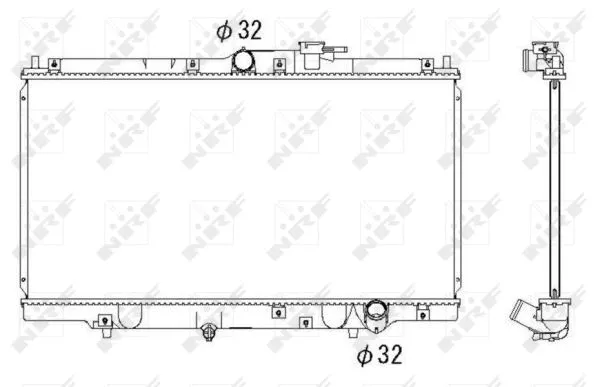 Radiator, engine cooling (526717)