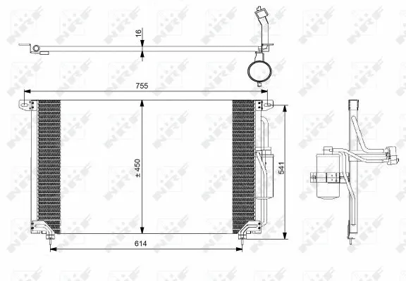 Condenser, air conditioning (35184)