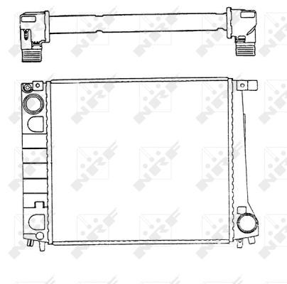 Radiator, engine cooling (51349)