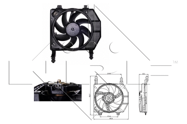 Fan, engine cooling (47077)