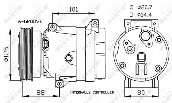 Compressor, air conditioning