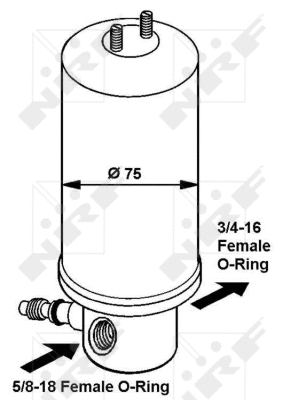 Dryer, air conditioning (33061)
