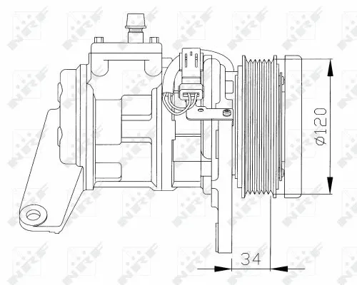 Compressor, air conditioning