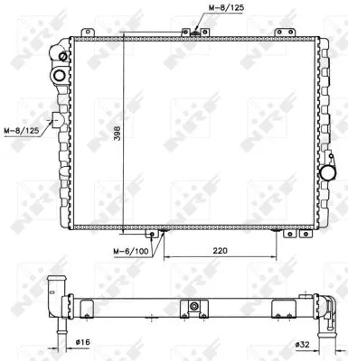 Radiator, engine cooling