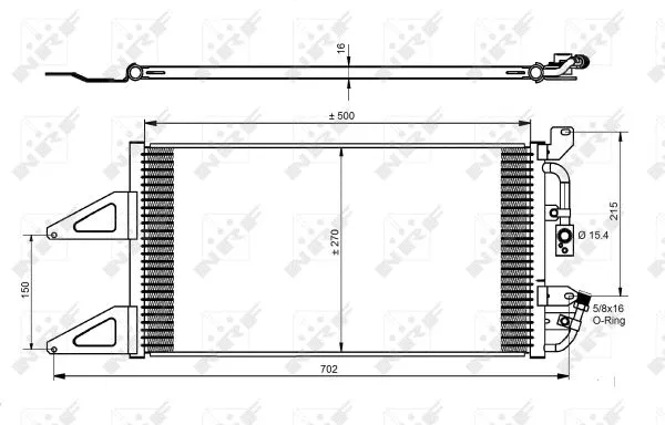 Condenser, air conditioning (35489)