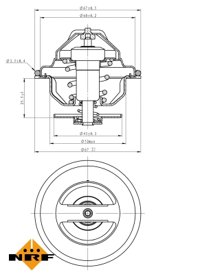 Thermostat, coolant (725100)