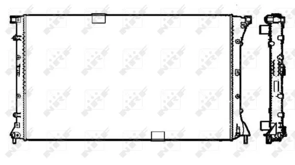 Radiator, engine cooling (58331)