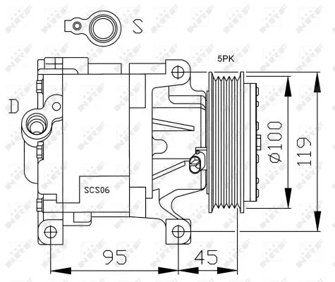 Compressor, air conditioning