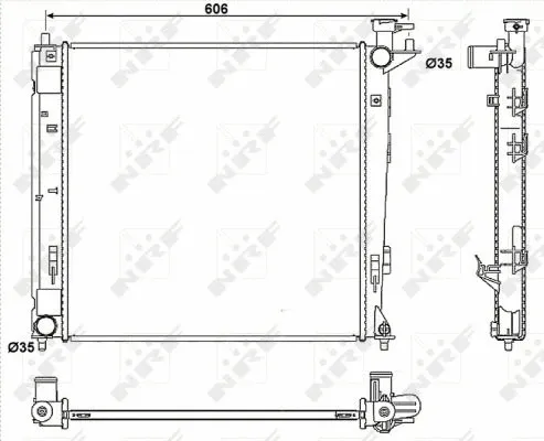 Radiator, engine cooling