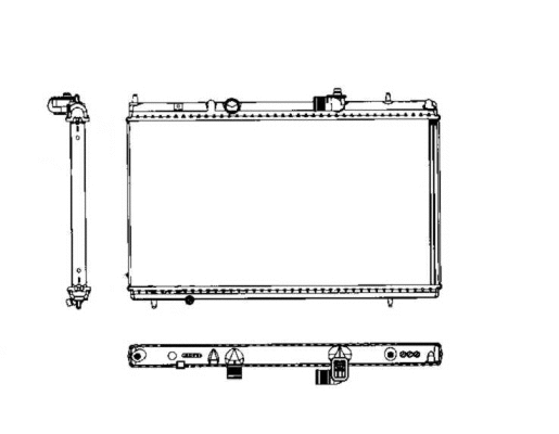 Radiator, engine cooling (50466)