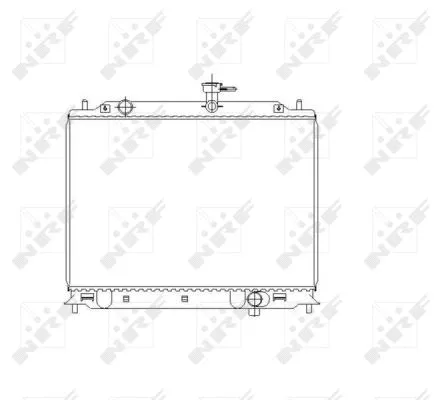 Radiator, engine cooling (53492)
