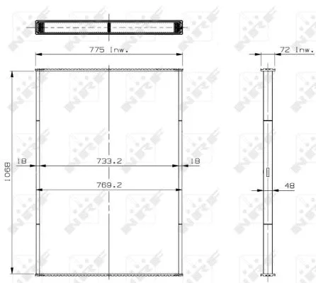 Core, radiator (29559)